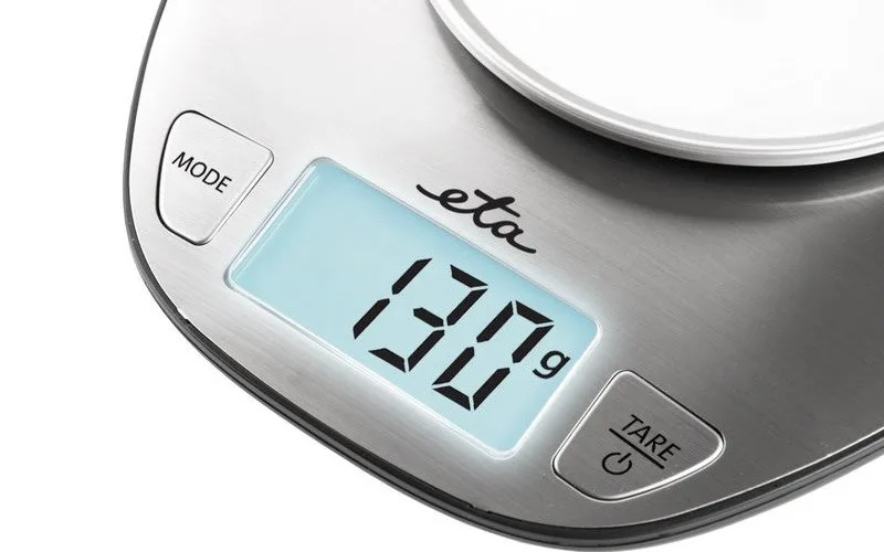 Cantar de bucatarie ETA DORI 6778, 5 Kg, precizie 1g, TARA, otel inoxidabil - imagine 2