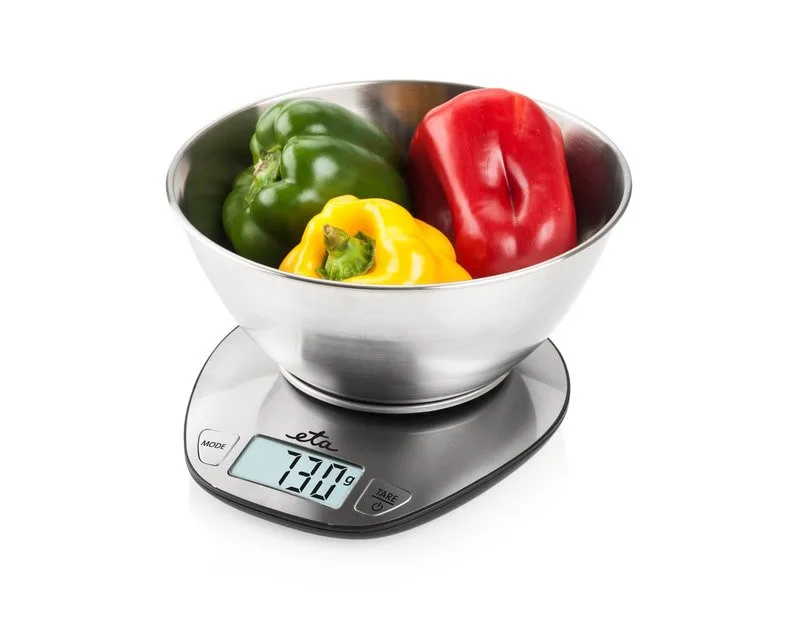 Cantar de bucatarie ETA DORI 6778, 5 Kg, precizie 1g, TARA, otel inoxidabil - imagine 3