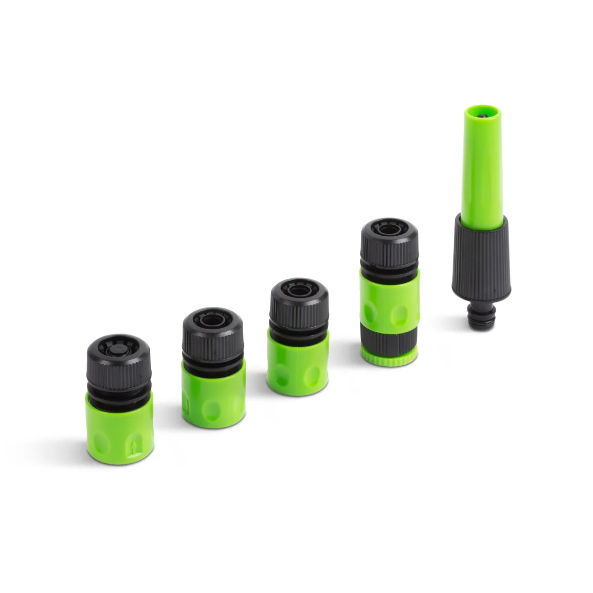Set furtun gradina 15 m, 1/2, cu tambur, pistol irigare, conectori rapizi, rezistent UV - imagine 3