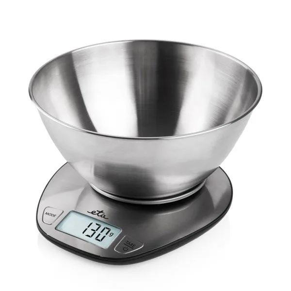 Cantar de bucatarie ETA DORI 6778, 5 Kg, precizie 1g, TARA, otel inoxidabil - imagine 10