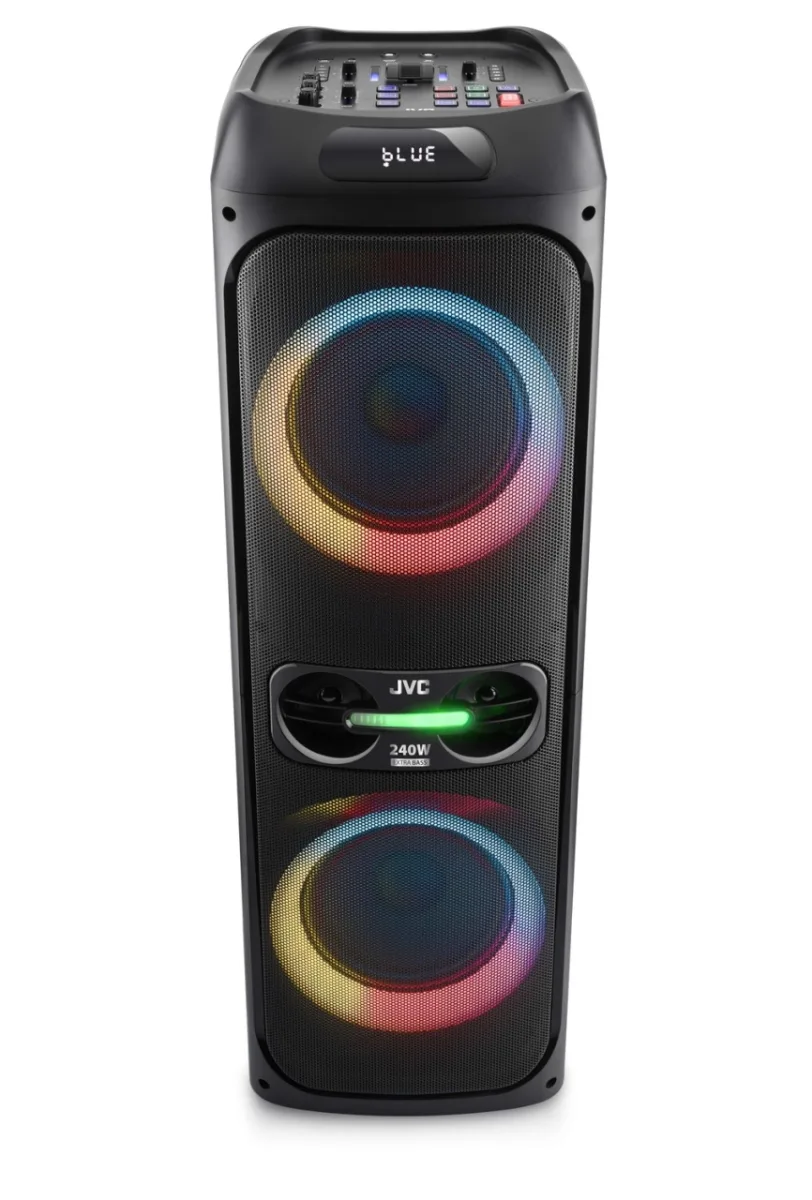 Sistem audio JVC XS-EP624B, 240W (RMS), Bluetooth, USB, Radio FM, Microfon, AUX IN, Intrare chitara, Negru - imagine 3