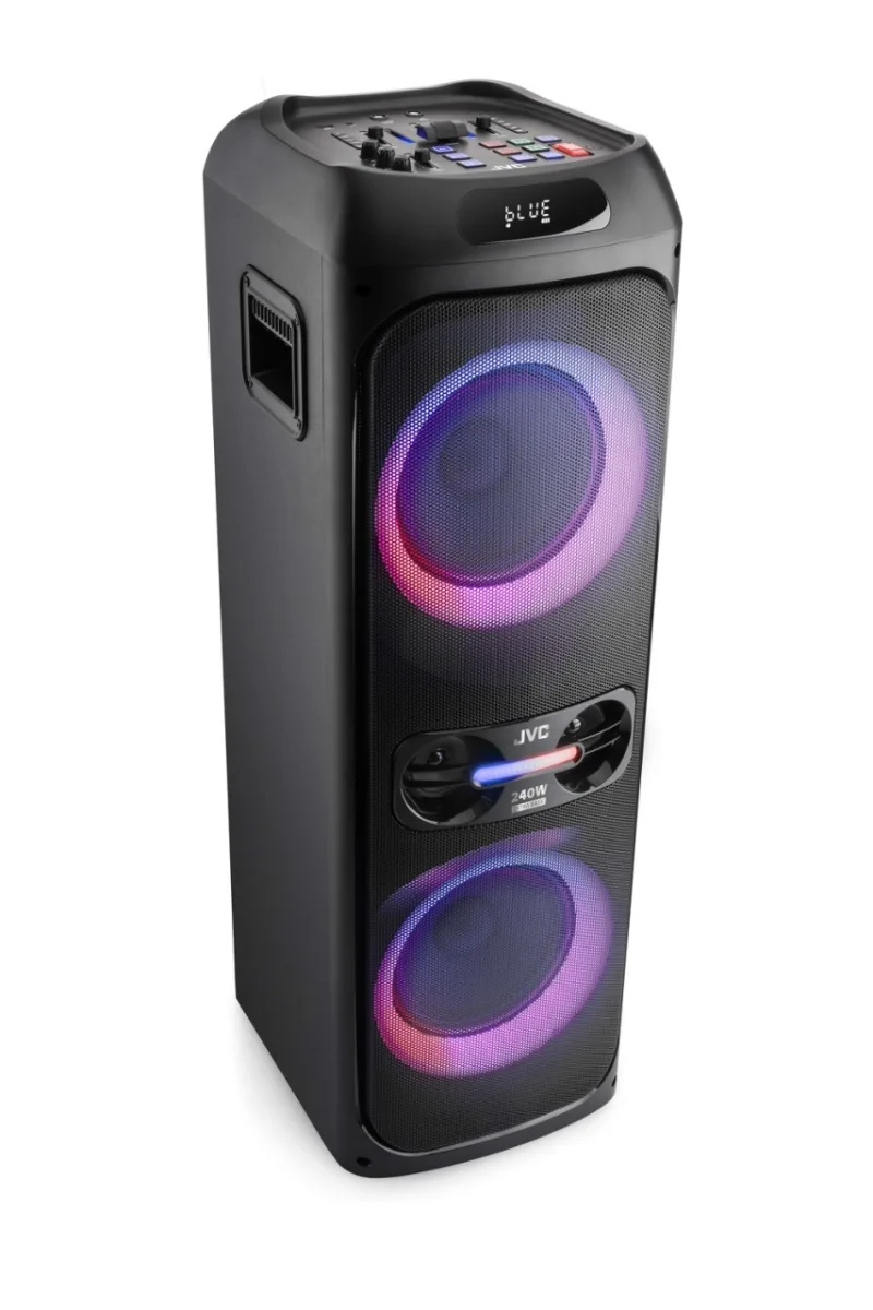 Sistem audio JVC XS-EP624B, 240W (RMS), Bluetooth, USB, Radio FM, Microfon, AUX IN, Intrare chitara, Negru - imagine 4