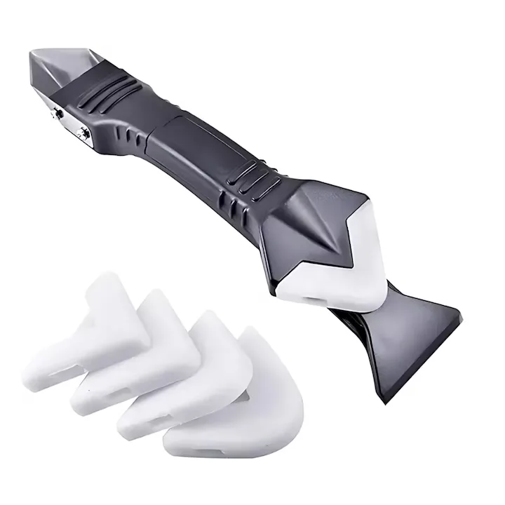 Racleta multifunctionala MACVI, plastic, negru, 19x4.5cm