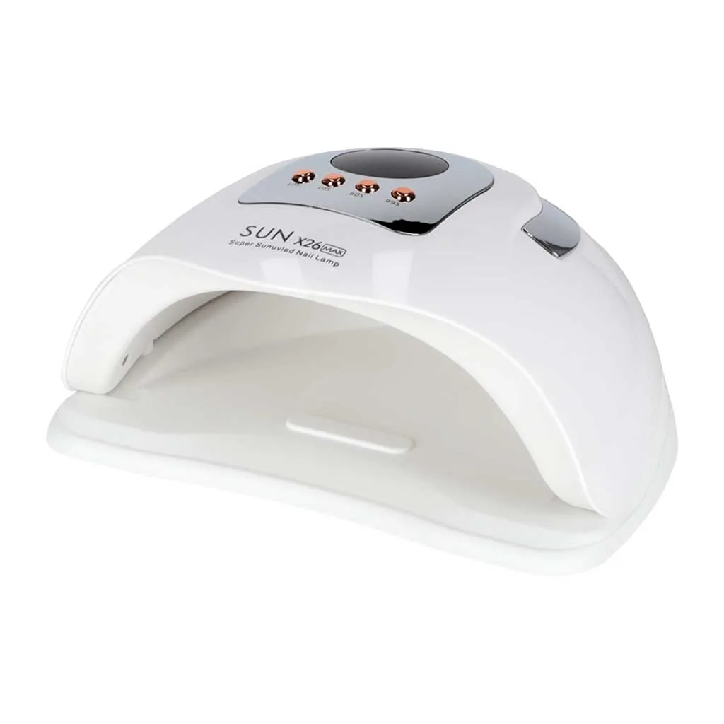 Lampa UV pentru unghii, model "SUN X26 MAX", pentru manichiura, unghii hibride și unghii cu gel, 81 de LED-uri. 380 W, culoare Alba, pentru uz personal sau profesional - imagine 4