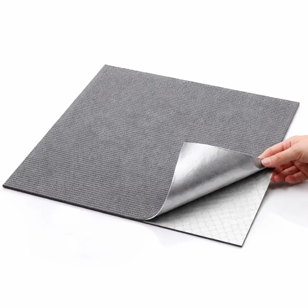 Mocheta scari Macvi® dale autoadezive 60x60 cm, 1 buc. mocheta textila, ajustabila, montaj rapid fara unelte, curatare usoara, potrivita pentru scari, camera copiilor, dressing, aplicare rapida