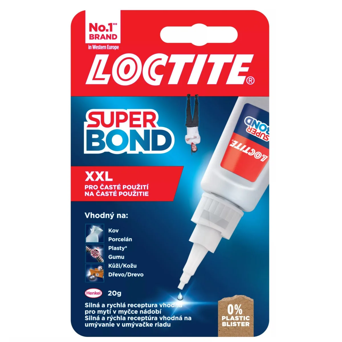 Adeziv instant 20g, rezistent apa/socuri/caldura, timp uscare 10s