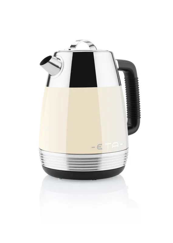 Cana electrica fierbator ETA Storio 918640, 2150 W, 1.7 L, otel inoxidabil, design retro, bej - imagine 10