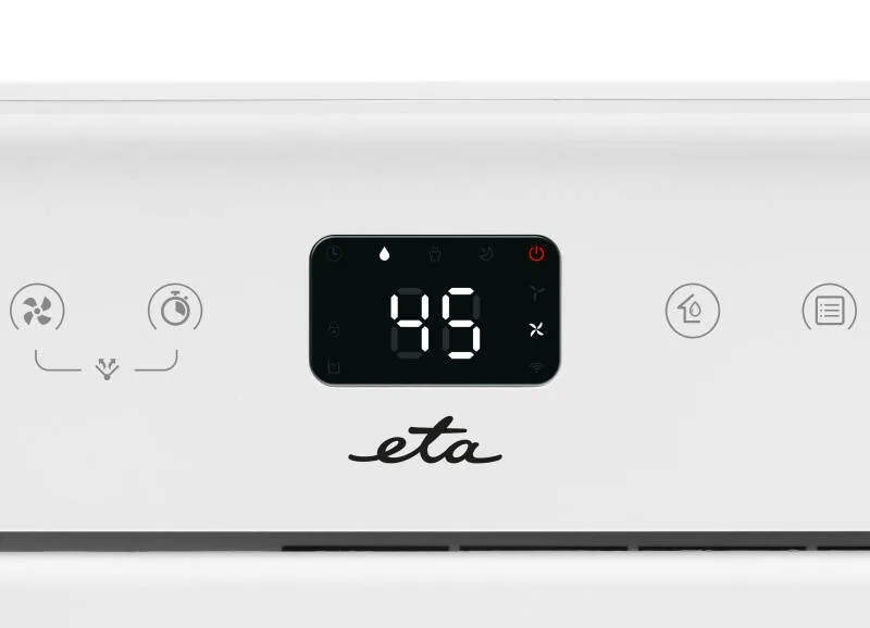 Dezumidificator ETA Primer 4630 90000, 280 W, 4,5 litri, ionizare, agent frigorific natural R290, alb - imagine 4