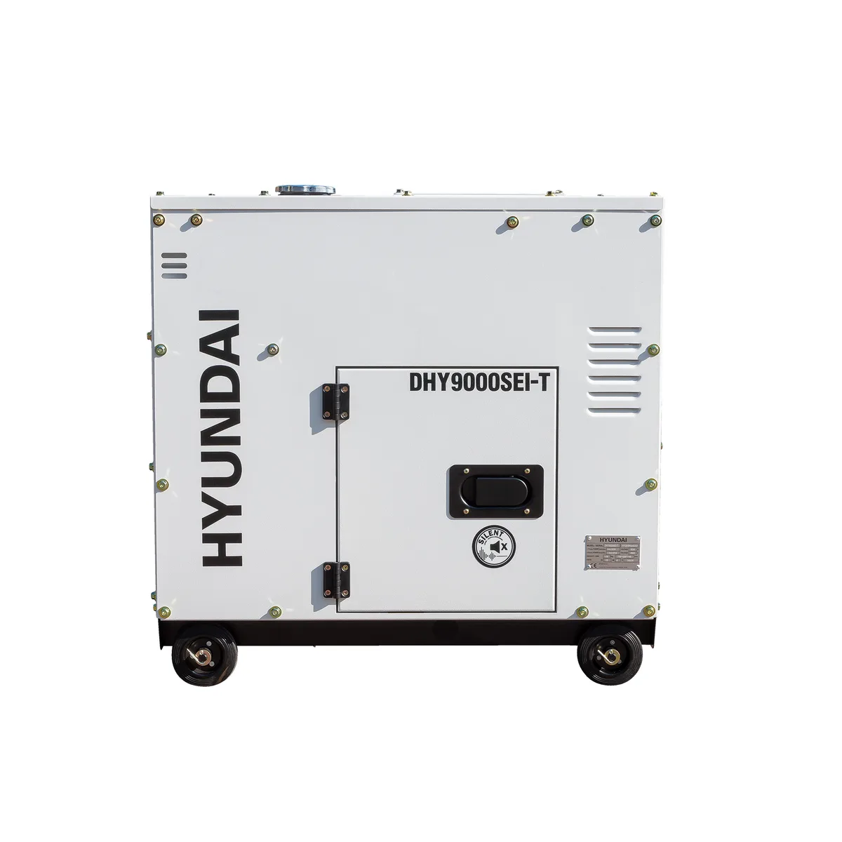 Generator de curent inverter trifazat Hyundai DHY9000SEi-T cu motor diesel, 8.1kVA