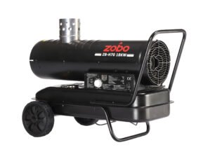 Tun de aer cald Zobo ZB-H70, ardere indirecta, 18kW