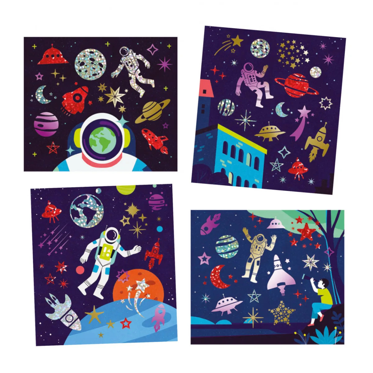 Set creativ transfer Cosmos, Djeco - imagine 5