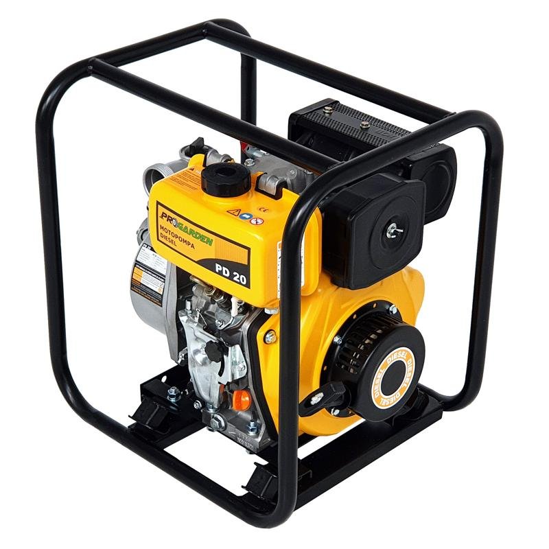 Motopompa 2"/50mm ProGARDEN PD20, diesel, apa curata, pornire la sfoara - imagine 3