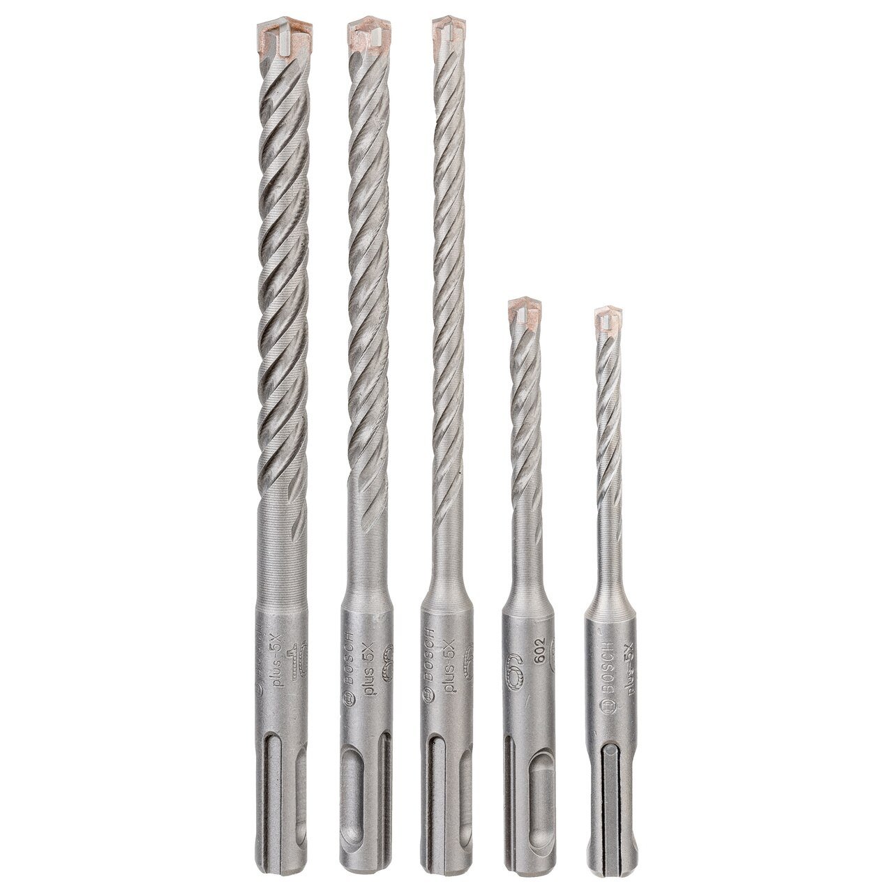 bosch set 5 burghie pentru gaurire cu percutie sds plus-5x, d5-10mm 1 Bosch Set 5 burghie pentru gaurire cu percutie SDS Plus-5X, D5-10mm