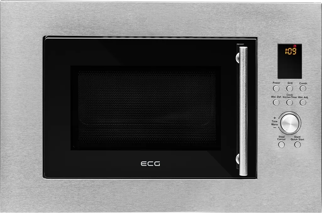 Cuptor cu microunde incorporabil ECG MTD 2390 VGSS, 23 L, interior din inox, 8 programe automate, 900 W + 1000 W - imagine 3