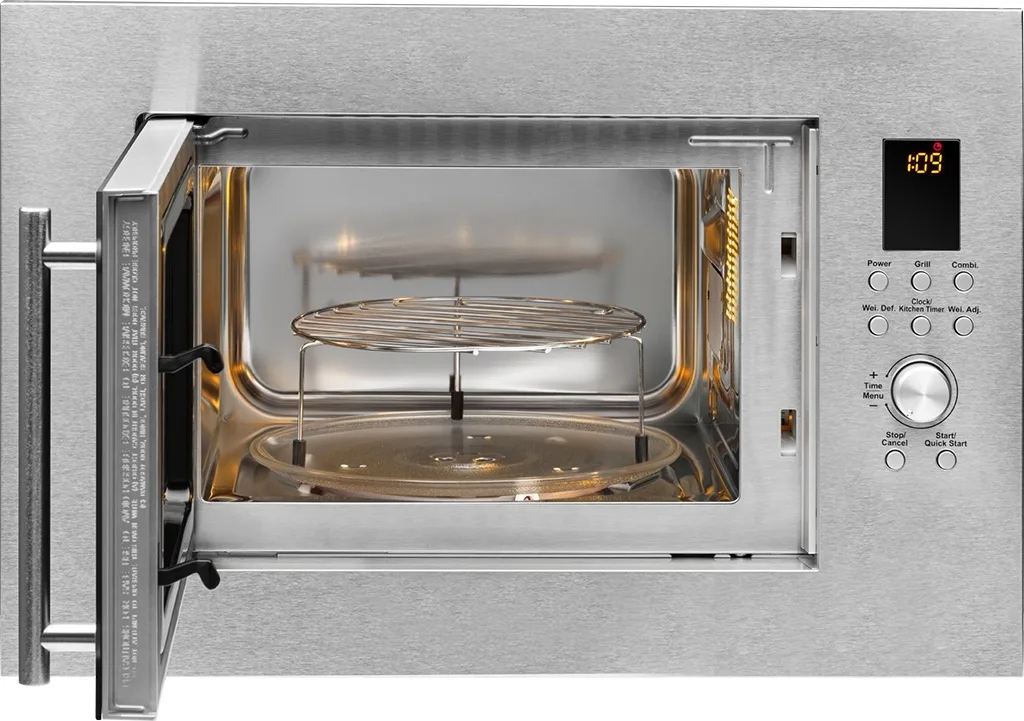 Cuptor cu microunde incorporabil ECG MTD 2390 VGSS, 23 L, interior din inox, 8 programe automate, 900 W + 1000 W - imagine 4