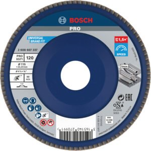Disc evantai BMT R 115mm, G120 Bosch