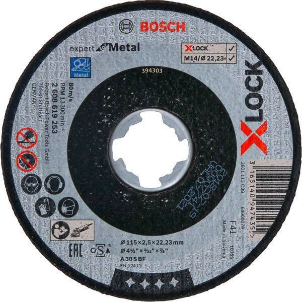 Bosch Disc X-LOCK taiere Metal 115mm,2.5mm