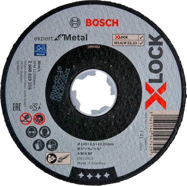 Bosch Disc X-LOCK taiere Metal 125mm,2.5mm
