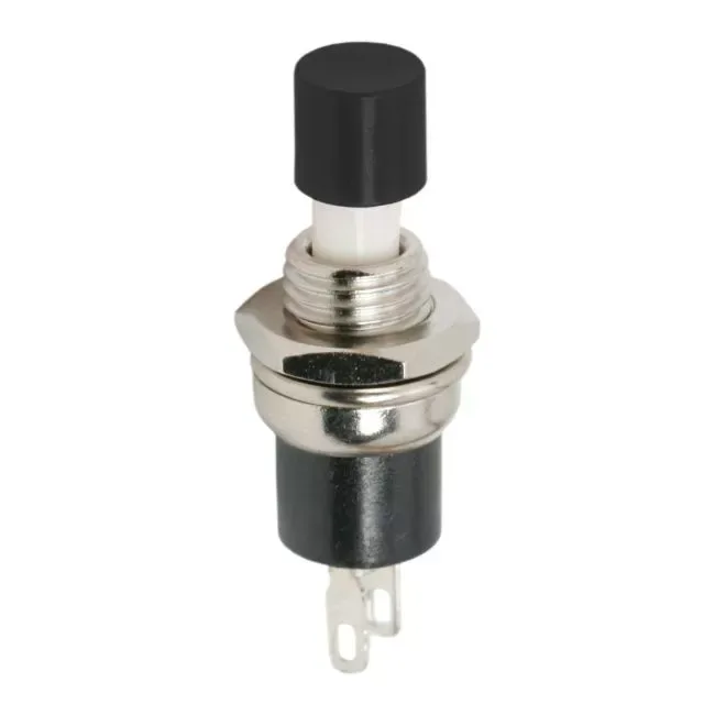 Buton 1 circuit 1.5A 250V OFF-(ON) fara retinere negru