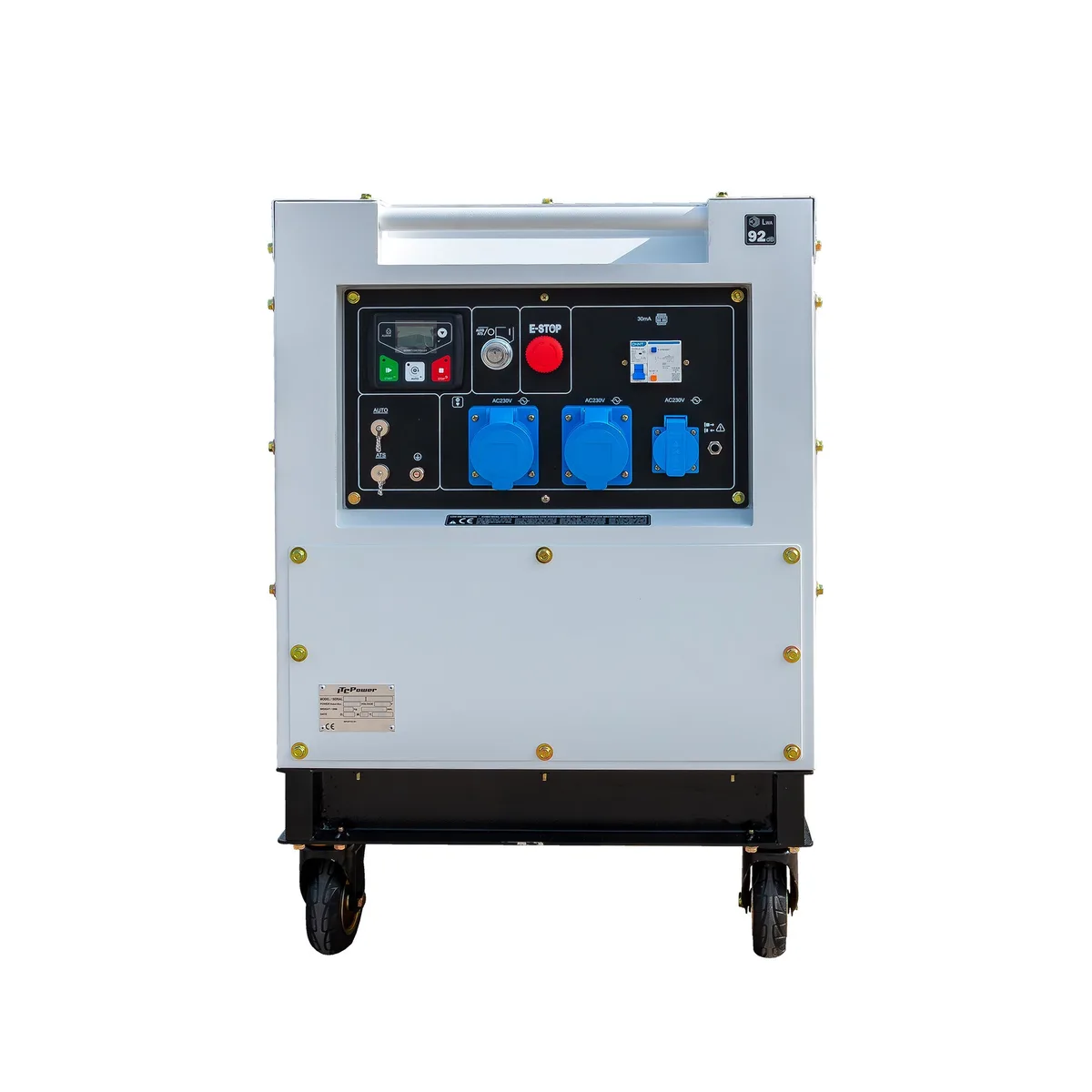 Generator diesel monofazat ITC Power DG10500SE, 8,5 kW, controller DC30, insonorizat - imagine 11