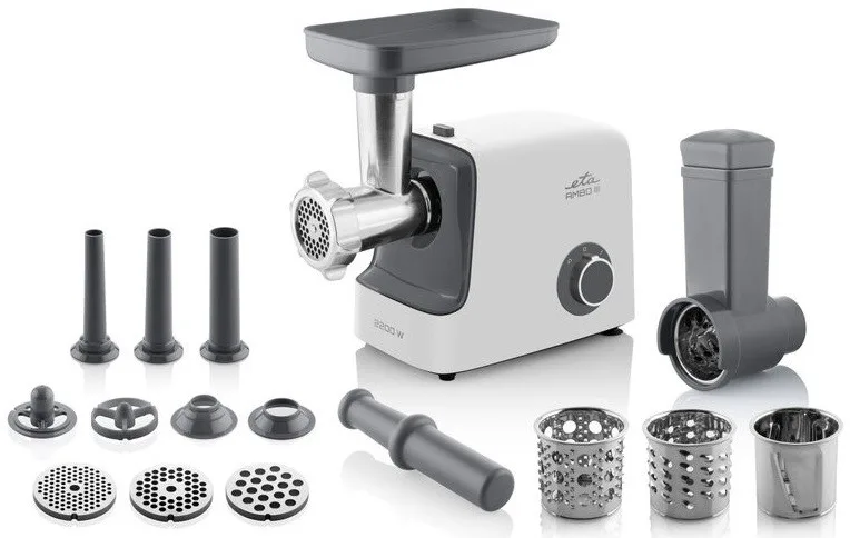 Masina electrica de tocat carne ETA Ambo III 5075, 2200 W, 2.3 Kg/min, accesorii carnati - imagine 2