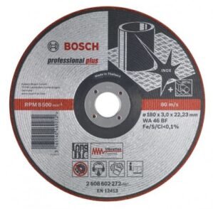 Disc slefuire semiflexibil, 180×22.23×3.0mm Bosch