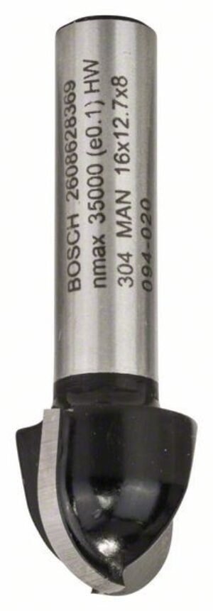 Freza de raionat, 8mm, R1 8mm, D 16mm, L 12,4mm, G 45mm 8mm, R1 8mm, D 16 Bosch