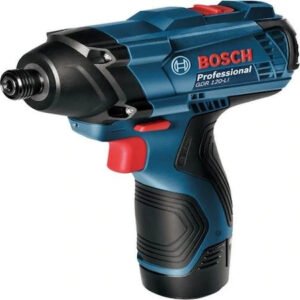 Masina de insurubat cu impact Bosch GDR 120-LI cu acumulator + 2 x Acumulatori Li-ion 1.5Ah + Incarcator AL 1215 CV + Valiza profesionala