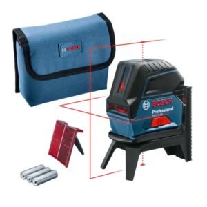 Nivela laser cu puncte si linii Bosch GCL 2-15 Professional, 15m, precizie 0.3mm/m + RM1 Suport profesional