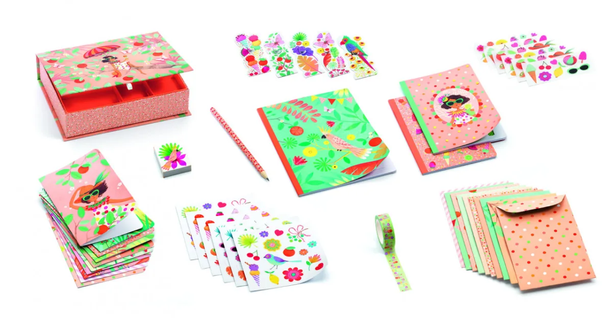 Set papetarie Maria, Djeco - imagine 2