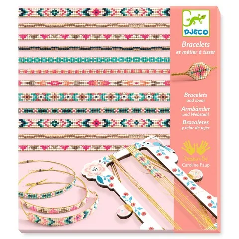 Atelier de confectionat bratari din margele, Djeco - imagine 2