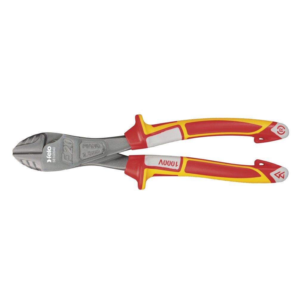 cleste izolat cu taiere laterala, vde, 200mm felo 58102040 1 Cleste izolat cu taiere laterala, VDE, 200mm Felo 58102040