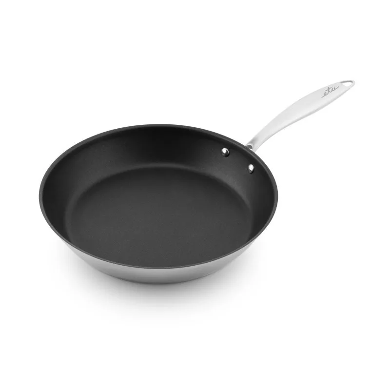 Tigaie ETA INOX 4930 90000, 24 cm, otel inoxidabil de inalta calitate, potrivita pentru toate tipurile de incalzire