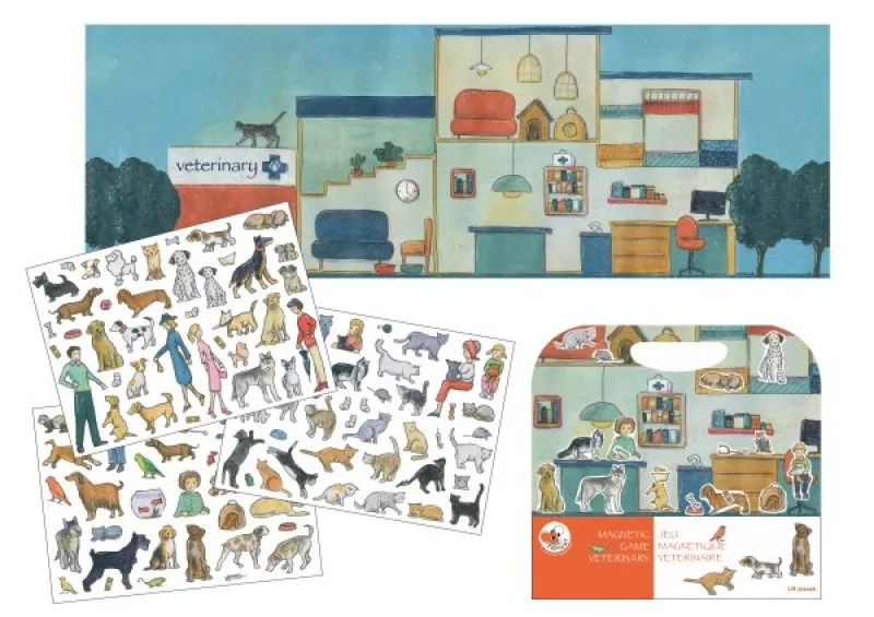 Joc magnetic La medicul veterinar, Egmont Toys