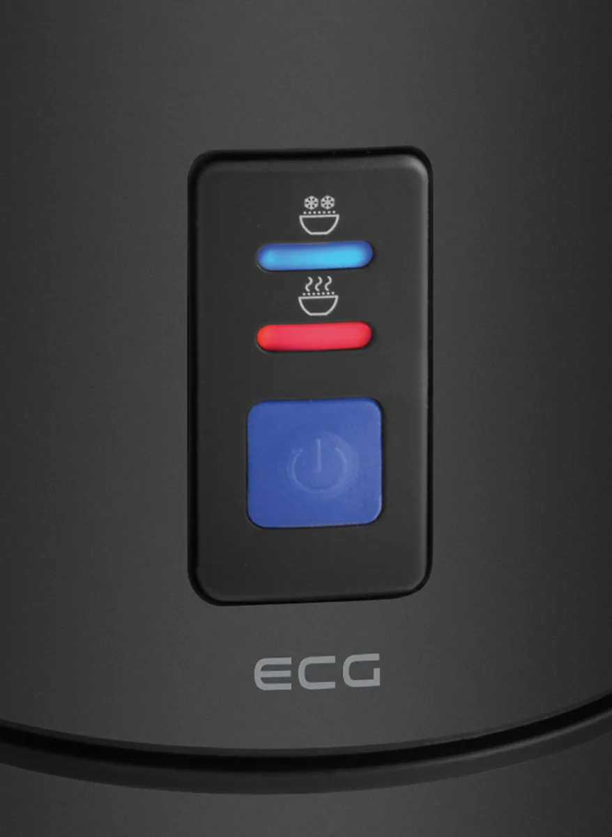 Aparat pentru spuma de lapte ECG NM 119, 240 ml, 500W, otel inoxidabil negru mat - imagine 8