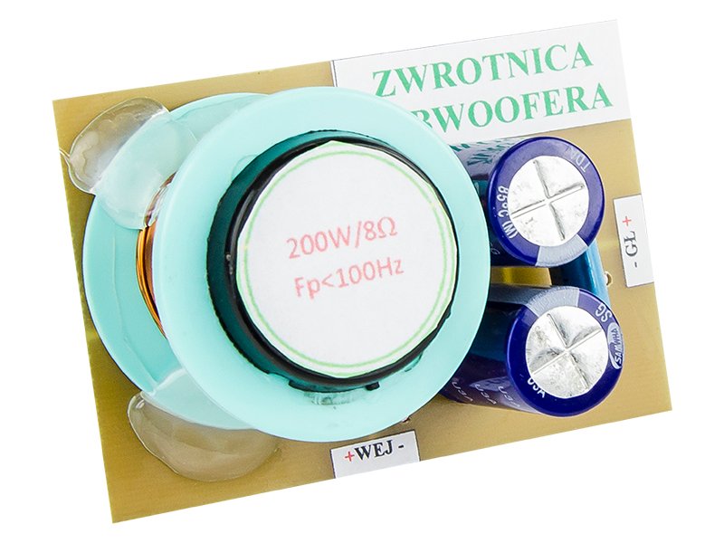 filtru subwoofer, crossover, 200w / 8 ohm 1 Filtru Subwoofer, crossover, 200W / 8 Ohm