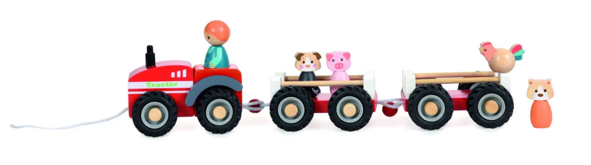 Tractor cu remorca si figurine, Egmont Toys - imagine 2