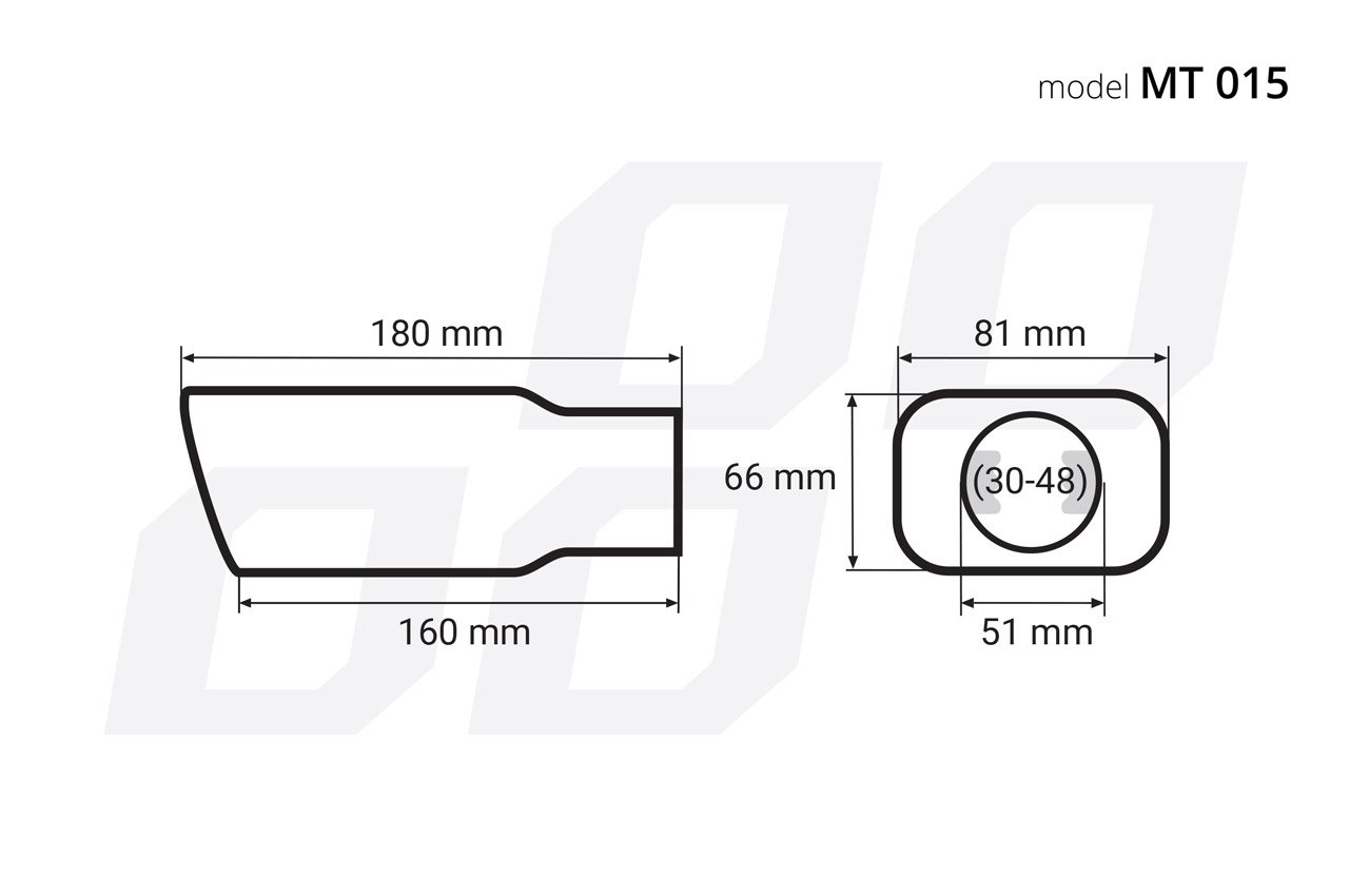 ornament toba esapament din otel inoxidabil mt 015 6 Ornament toba esapament din otel inoxidabil MT 015 - imagine 6