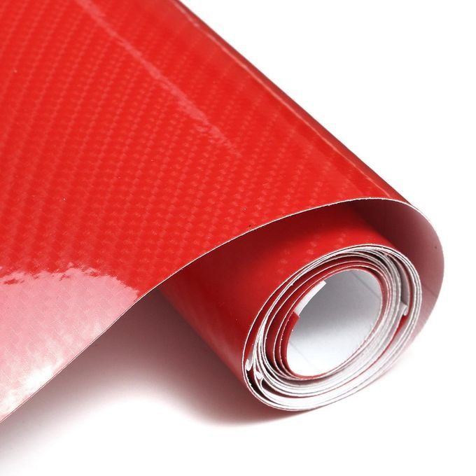 folie colantare auto carbon 5d lacuit rosu (3,0m x 1,52m) 3 Folie colantare auto Carbon 5D Lacuit Rosu (3,0m x 1,52m) - imagine 3