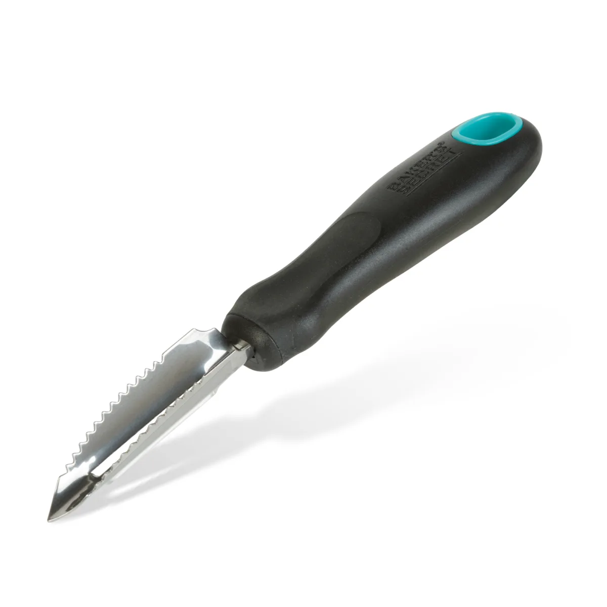 Curatator legume fructe Baker's Secret inox 18.7 cm, lama dreapta pentru decojire rapida si precisa
