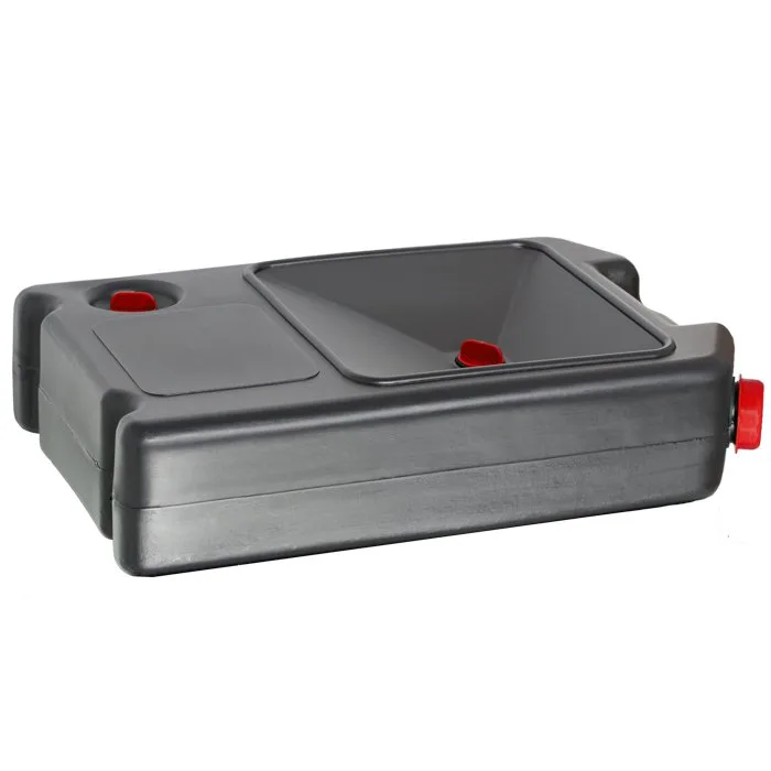 Recipient pentru scurgerea uleiului auto, capacitate 8 L, cu tava de drenaj - imagine 2