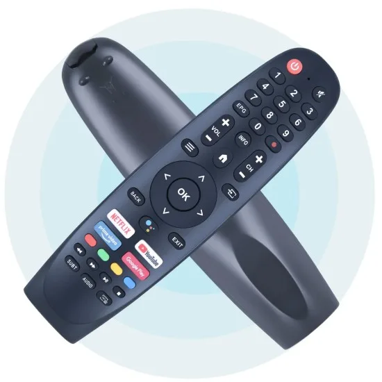 Telecomanda KNTECH pentru LED SMART-TECH cu cu functii YouTube ,Netflix, prime video si Google Play