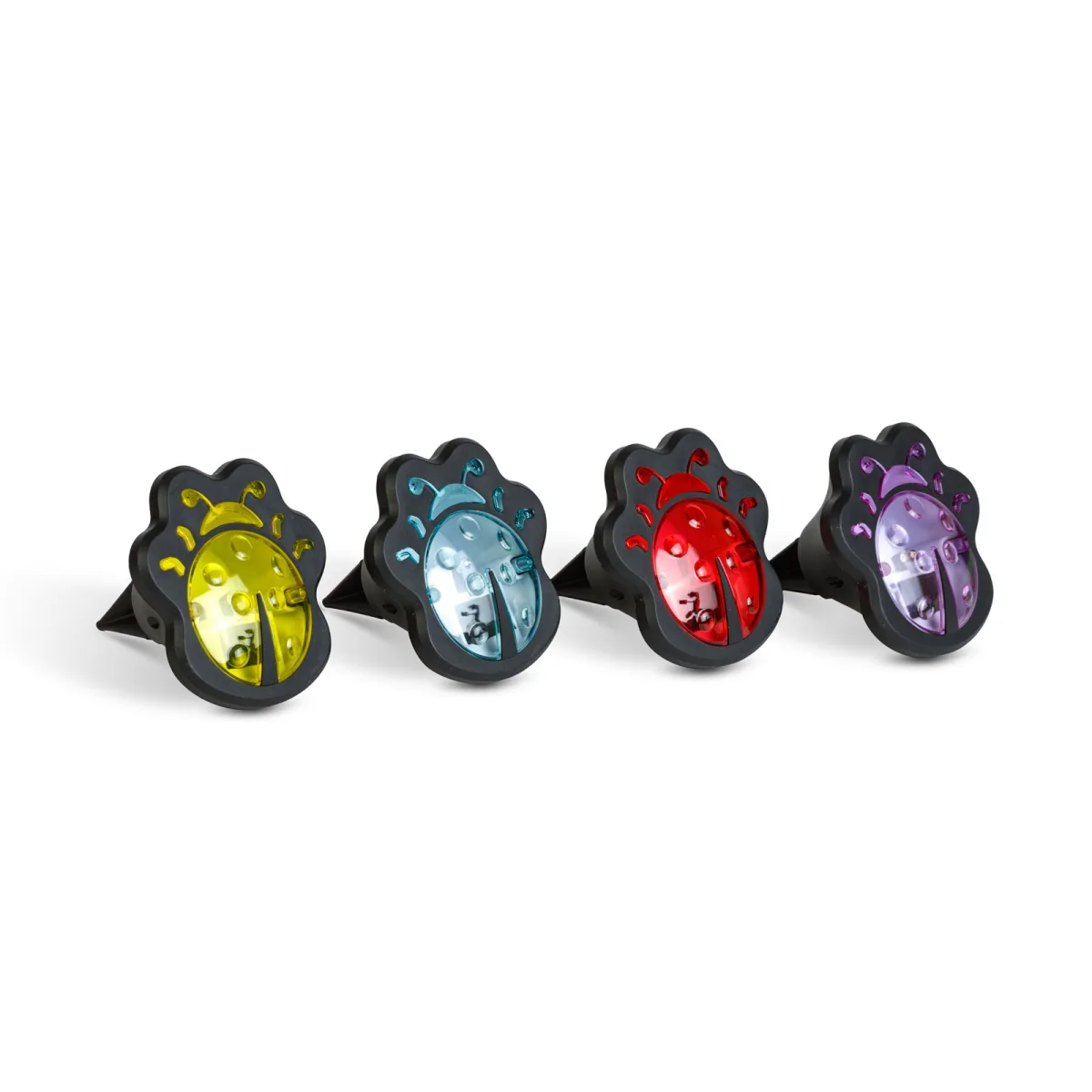 Lampa solara LED buburuza multicolor, iluminat decorativ gradina, cu tarus, lumina calda - imagine 2