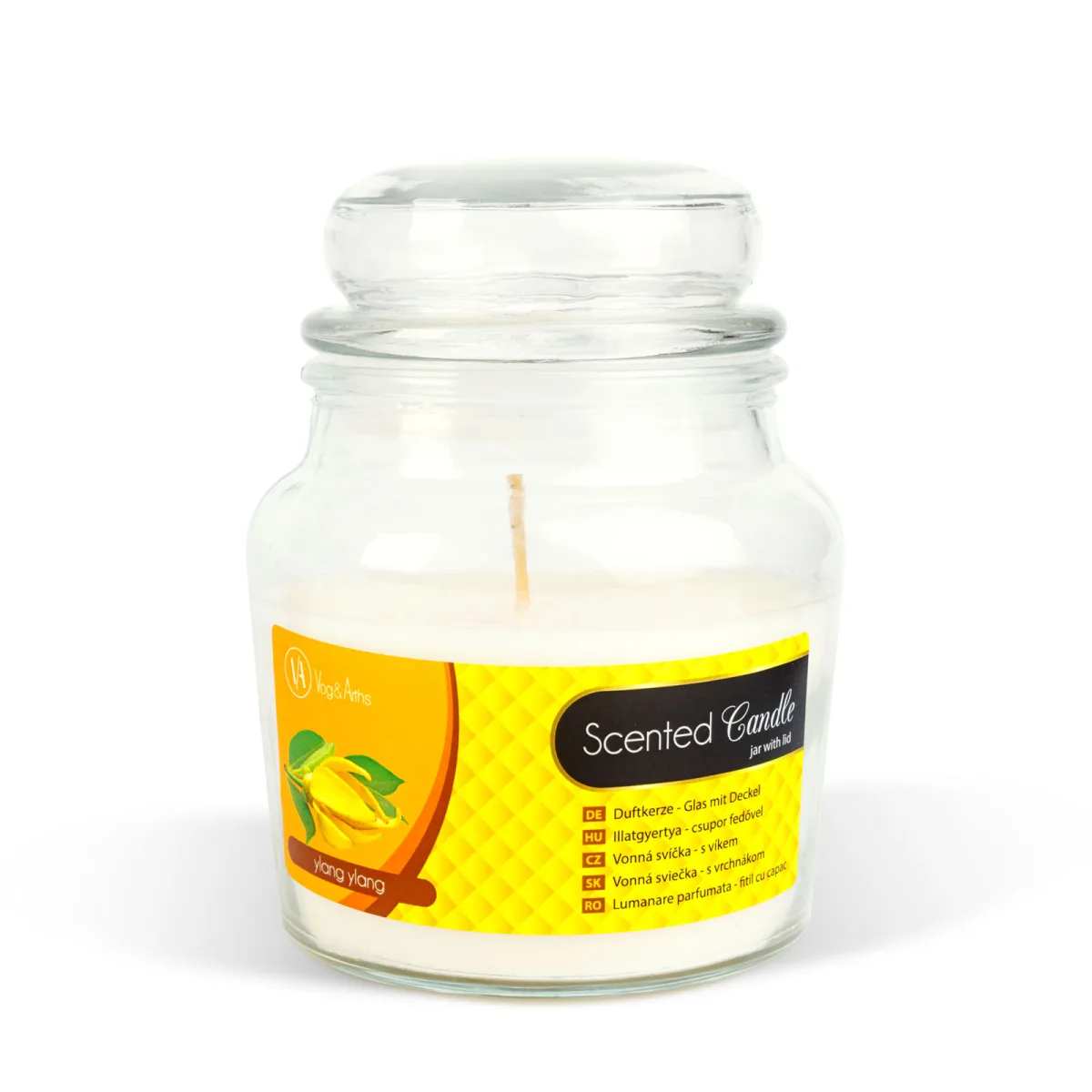 Lumanare parfumata borcan cu capac, Ylang Ylang, 310 g - imagine 3