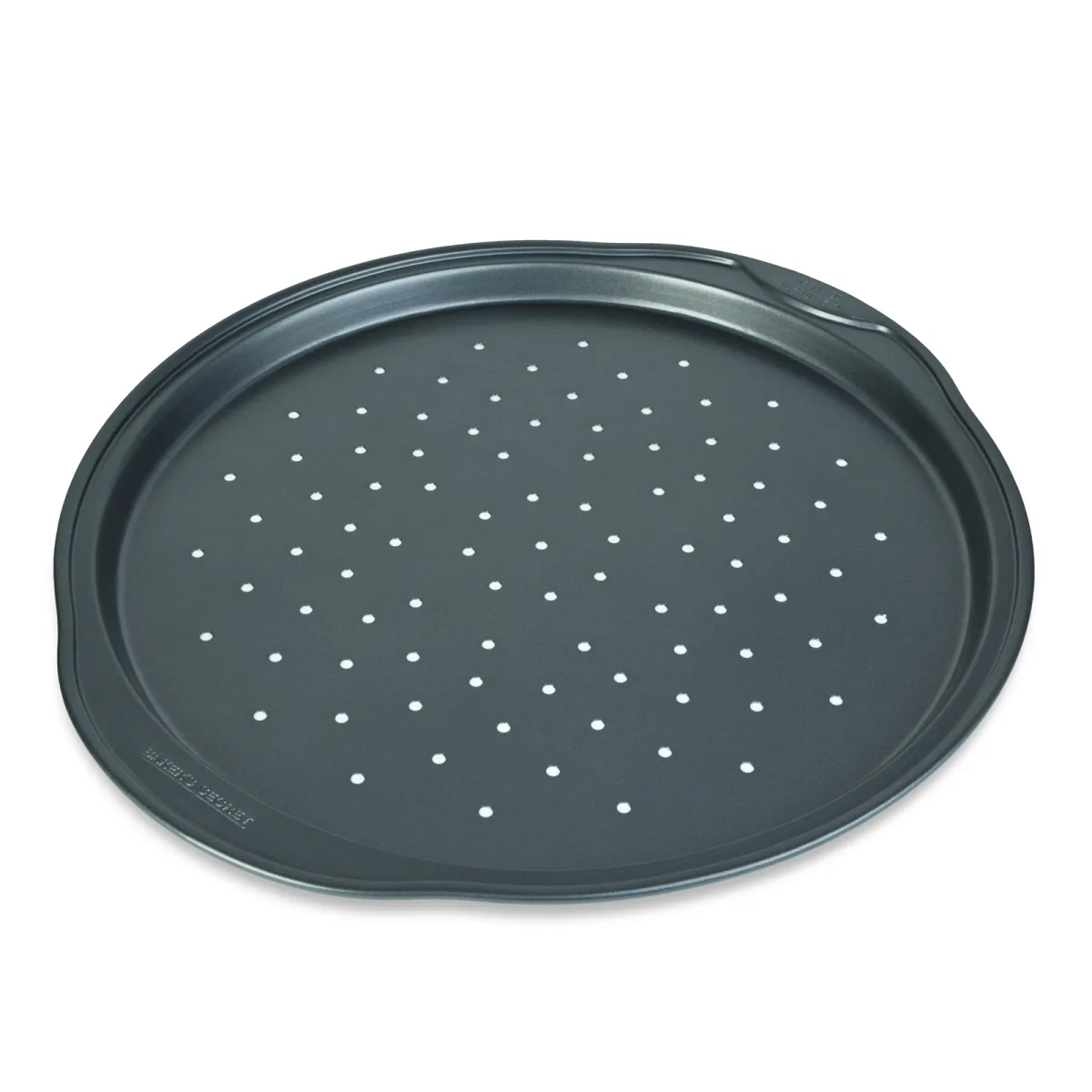 Tava pizza Baker's Secret 41.3 x 38.8 x 2.1 cm, forma rotunda metalica pentru coacere uniforma si blat crocant