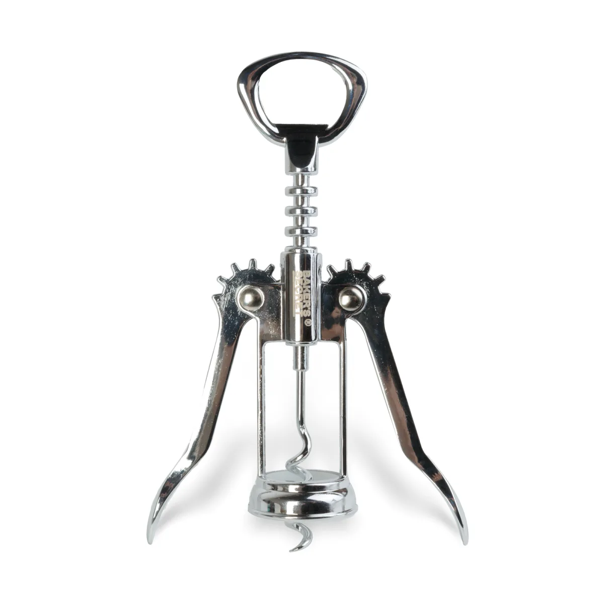 Tirbuson Baker's Secret metal 16.5 cm, deschizator vin tip fluture cu mecanism parghie