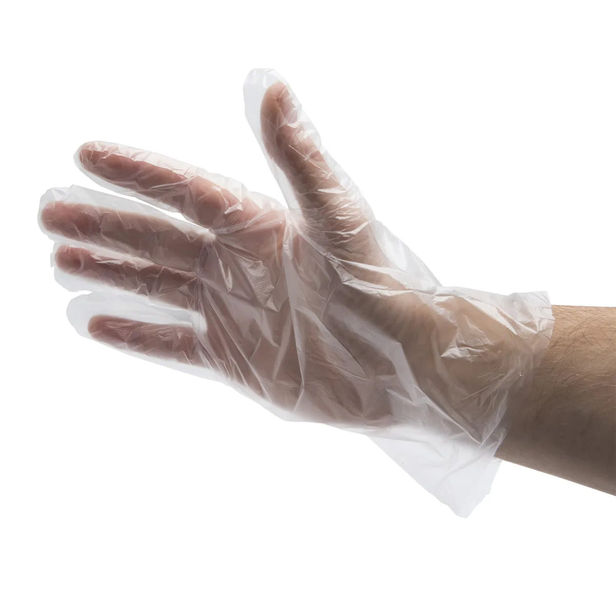 Manusi de unica folosinta din folie, manusi protectie igiena si curatenie, set 100 bucati