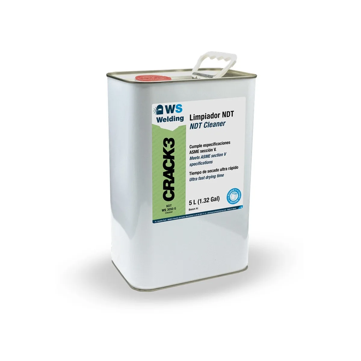 Solutie curatare NDT WS 3050 G Crack 3, bidon 5 L