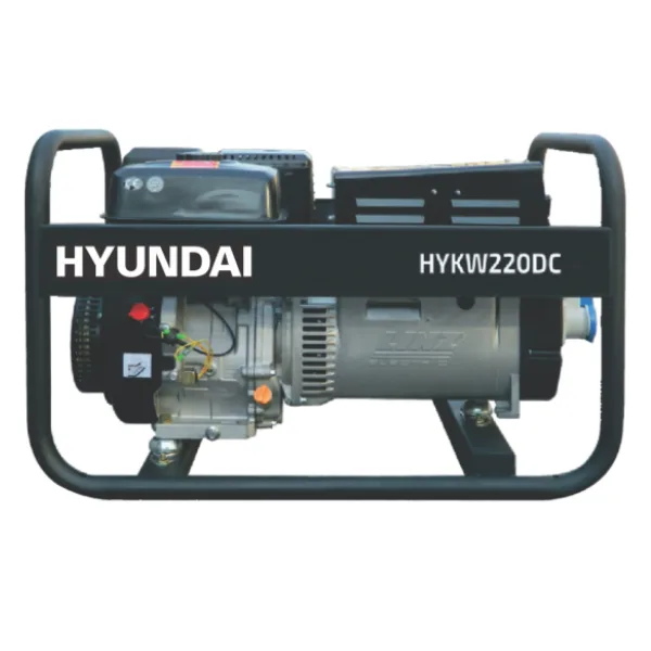 Generator de curent monofazat Hyundai HYKW220DC-M cu sudura, 5.5kVA
