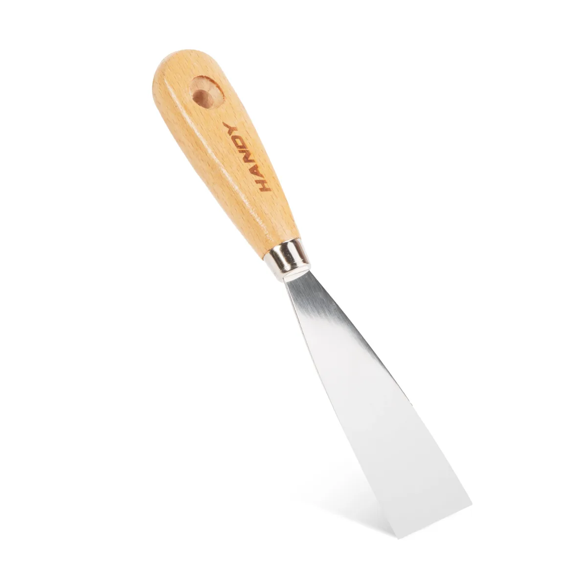 Spatula pentru Vopsit cu Lama din Otel Inoxidabil si Maner din Lemn, 40 mm